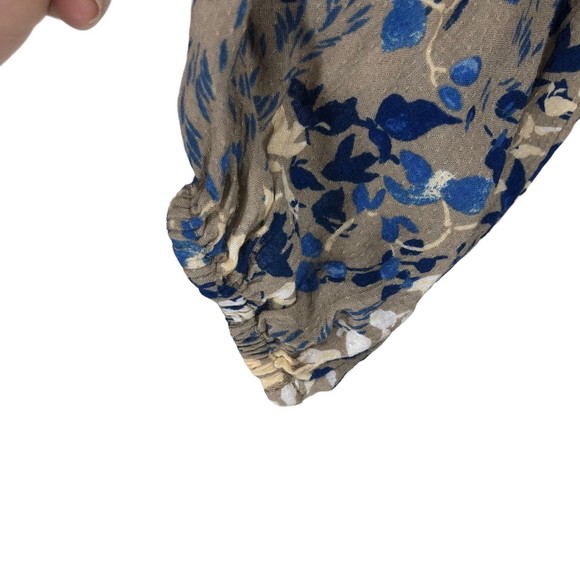 A New Day Boho Prairiecore Maxi Dress w/Layered tiers, Floral Artsy Print SZ S - Picture 8 of 10